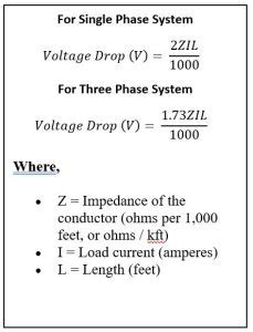 amperage loss in junction box|amperage loss over distance calculation.